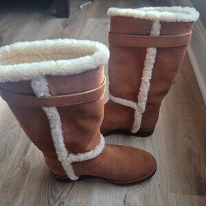 Coach Fur Boots